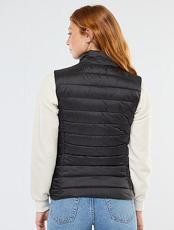 Piumino smanicato trapuntato idrorepellente