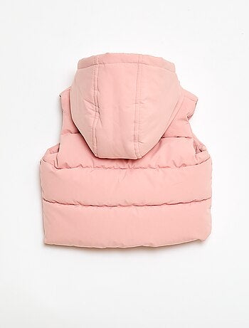 Piumino smanicato imbottito
