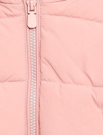 Piumino smanicato imbottito