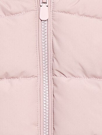 Piumino smanicato imbottito