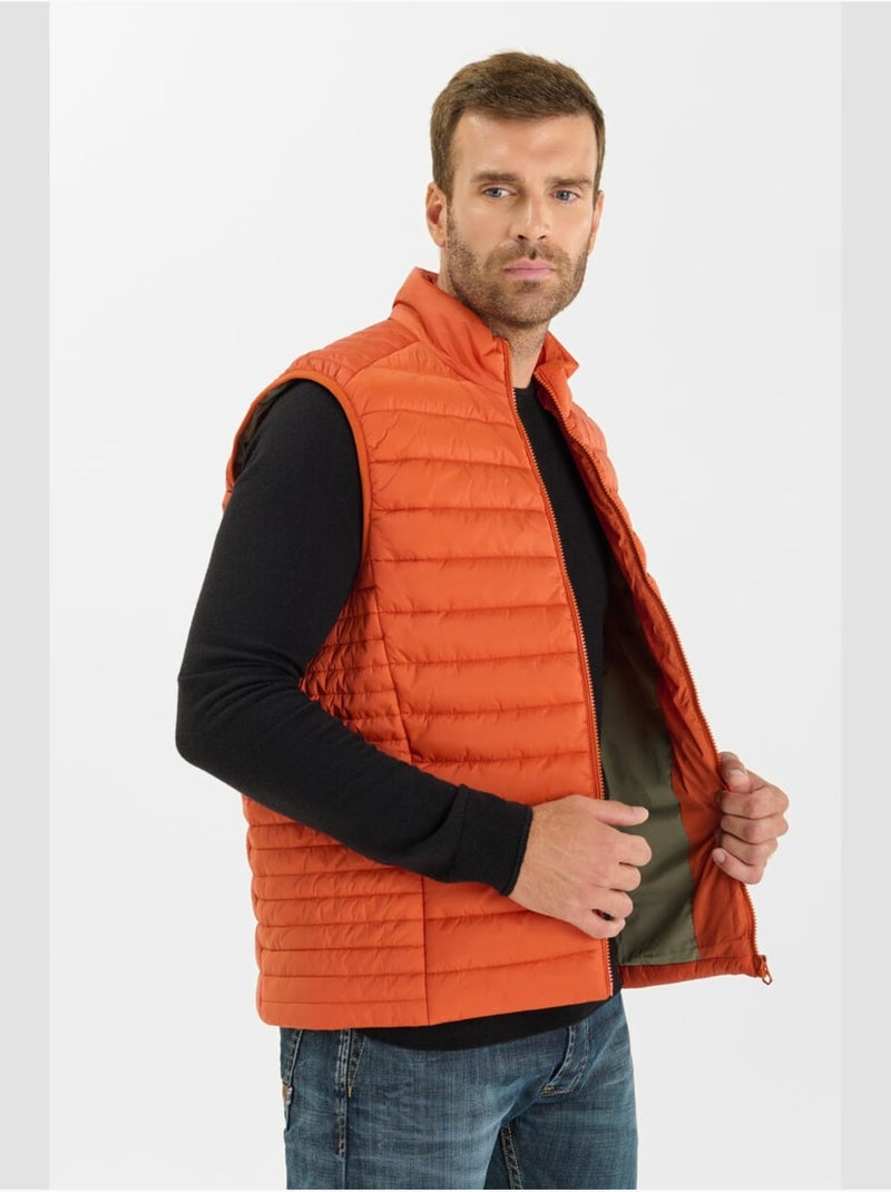 Piumino smanicato OCROZ Arancione - Kiabi