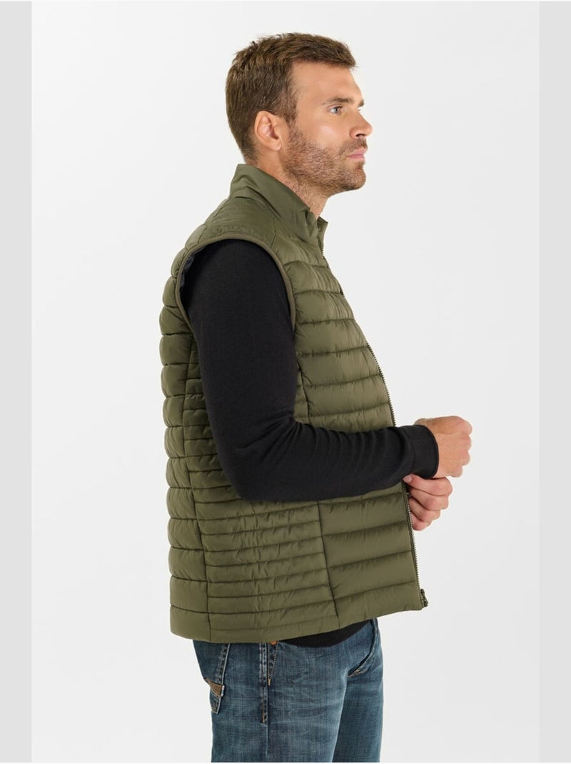 Piumino smanicato OCROZ Cachi - Kiabi
