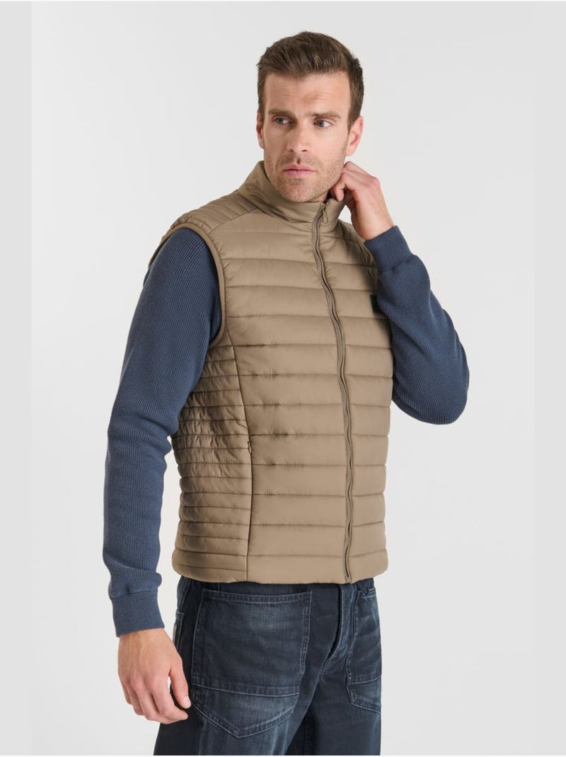 Piumino smanicato OCROZ Marrone - Kiabi