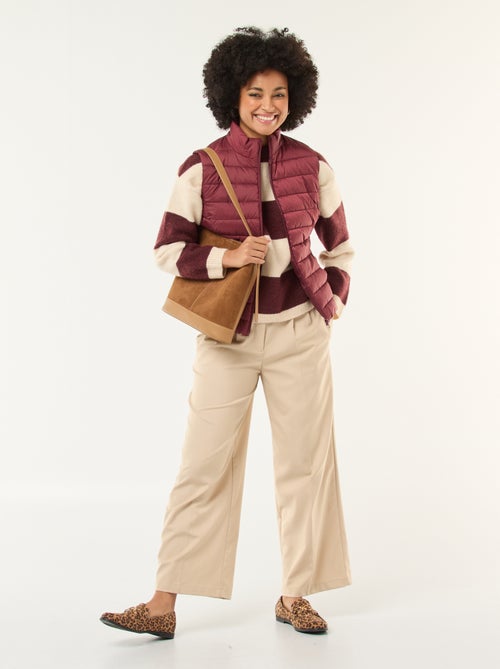 Piumino smanicato trapuntato idrorepellente - Kiabi