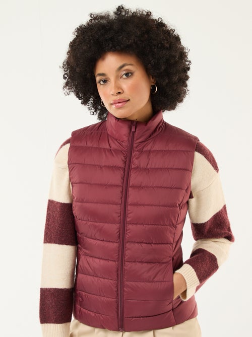 Piumino smanicato trapuntato idrorepellente - Kiabi