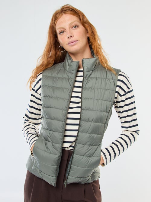 Piumino smanicato trapuntato idrorepellente - Kiabi