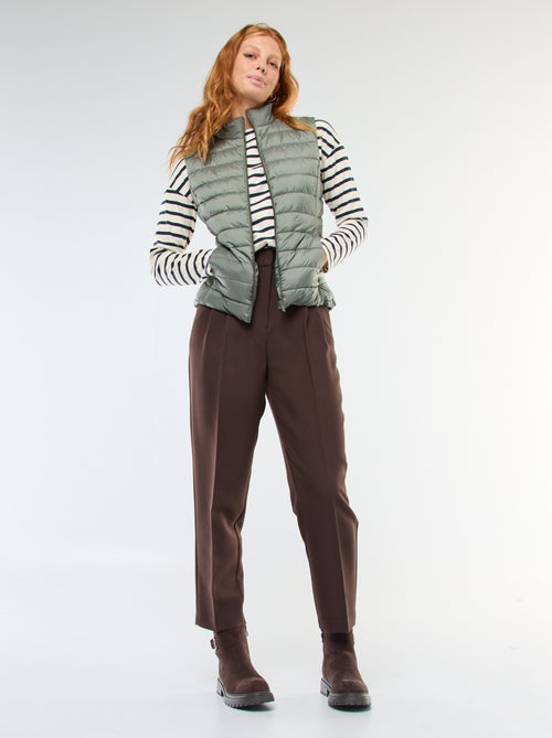 Piumino smanicato trapuntato idrorepellente - Kiabi