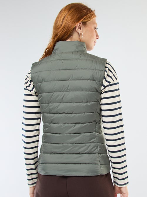 Piumino smanicato trapuntato idrorepellente - Kiabi