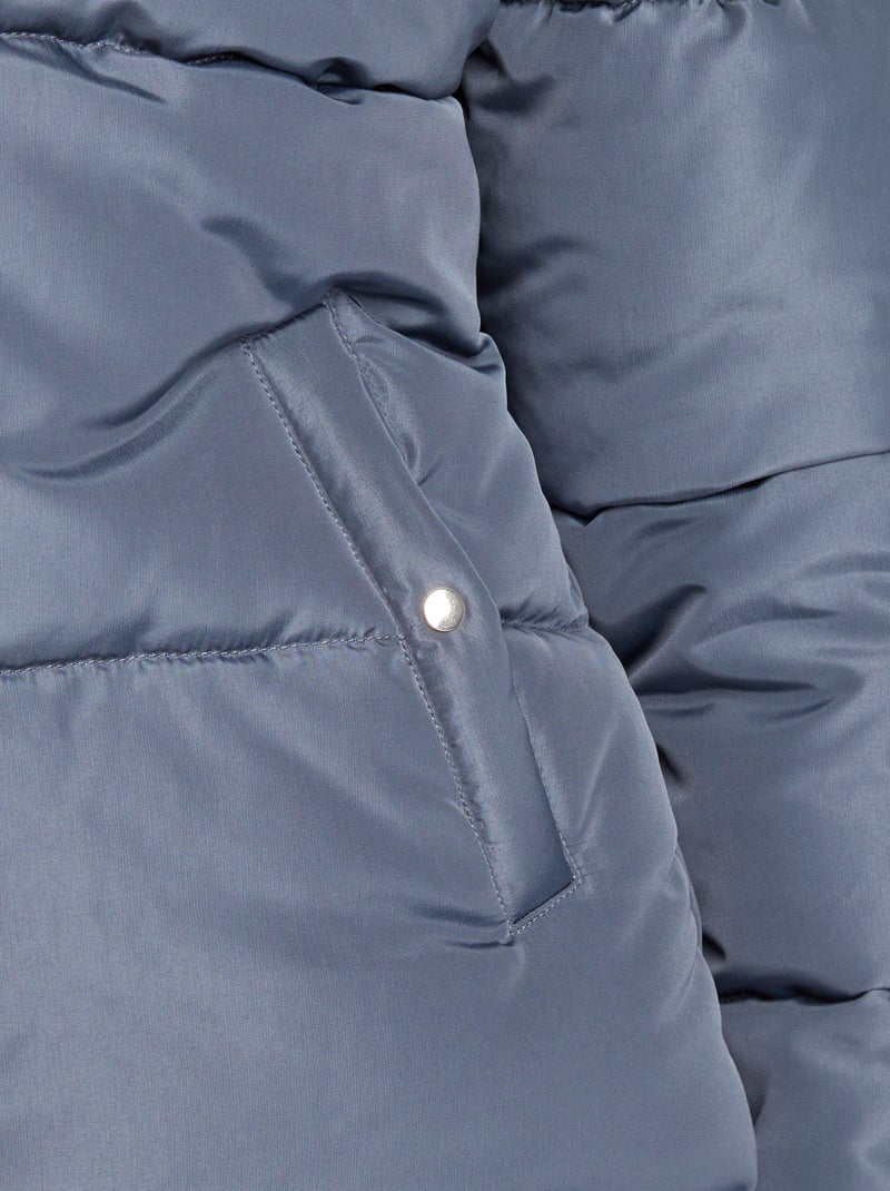 Piumino trapuntato a collo alto BLU - Kiabi