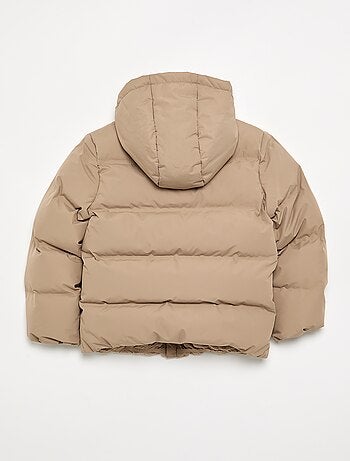 Piumino trapuntato con cappuccio