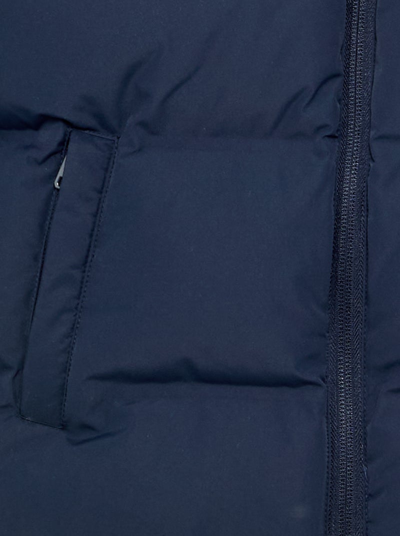 Piumino trapuntato con cappuccio Blu - Kiabi