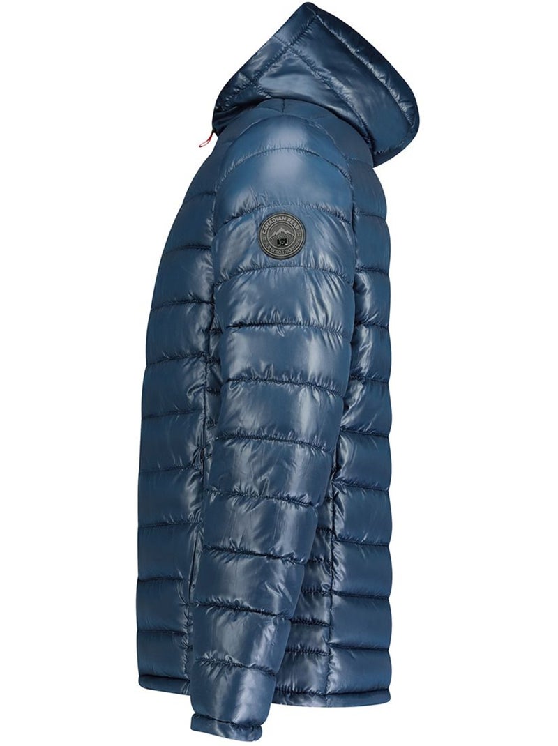 Piumino trapuntato con cappuccio calendreak – canadian peak Blu marino - Kiabi