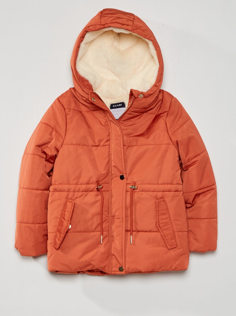 Piumino Leggero Impermeabile Con Cappuccio In Sherpa Per Donna - Caldo, Comodo E Super Trendy!