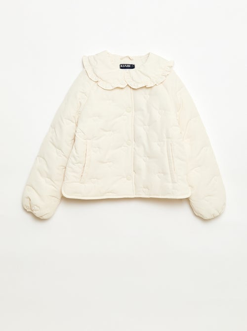 Piumino trapuntato con colletto Claudine - Kiabi