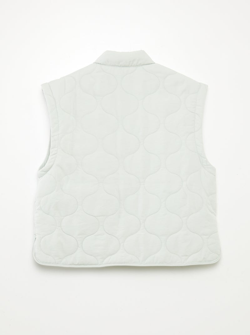 Piumino trapuntato con maniche staccabili BLU - Kiabi