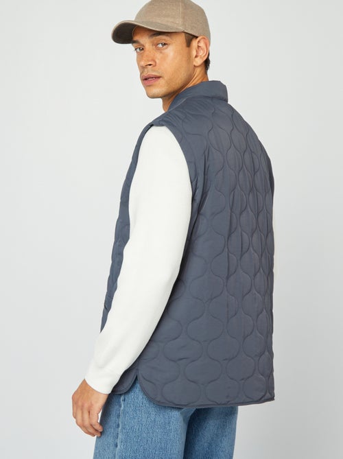 Piumino trapuntato con maniche staccabili - Kiabi