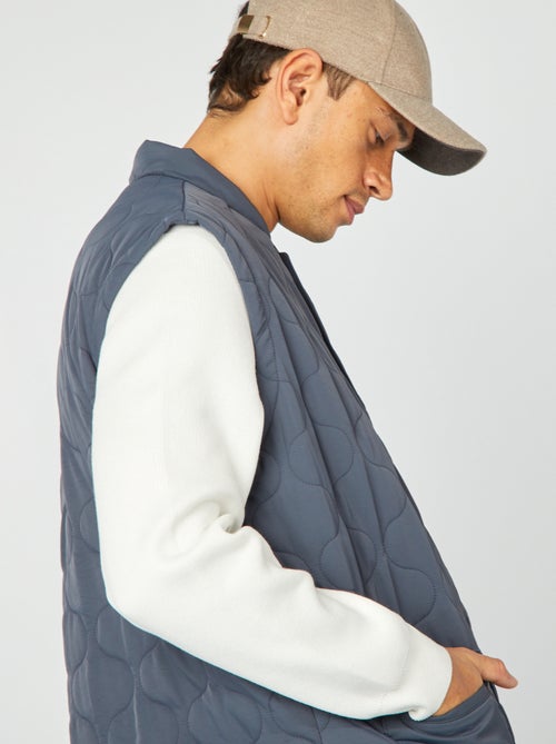 Piumino trapuntato con maniche staccabili - Kiabi