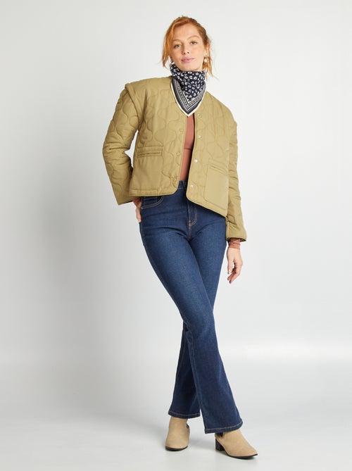 Piumino trapuntato con maniche staccabili - Kiabi