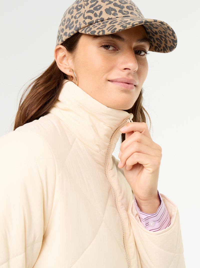 Piumino trapuntato e idrorepellente Beige - Kiabi