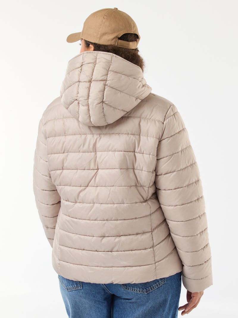 Piumino trapuntato impermeabile Beige - Kiabi