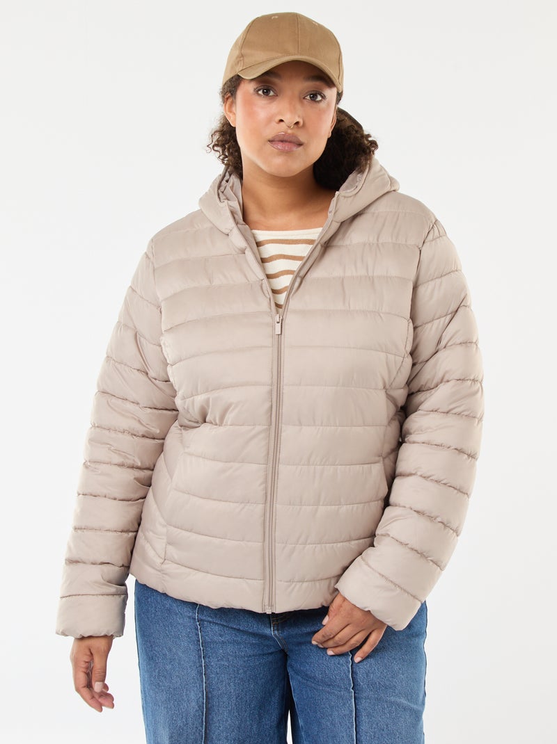 Piumino trapuntato impermeabile Beige - Kiabi