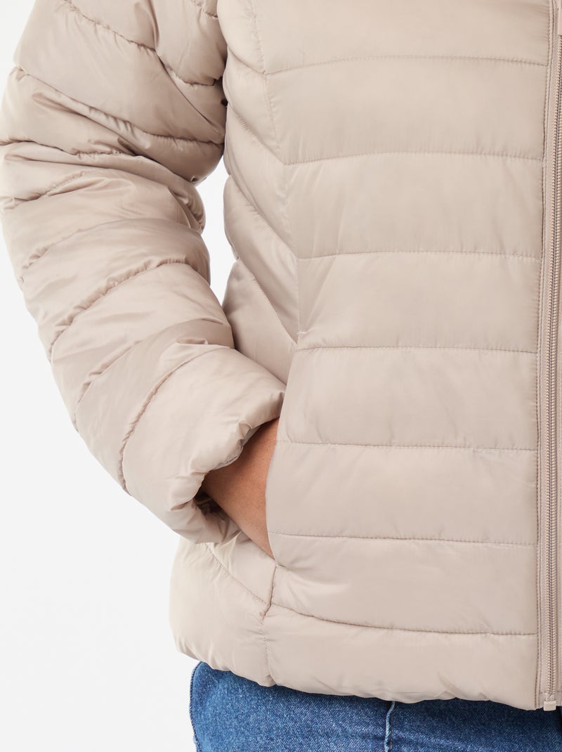 Piumino trapuntato impermeabile Beige - Kiabi