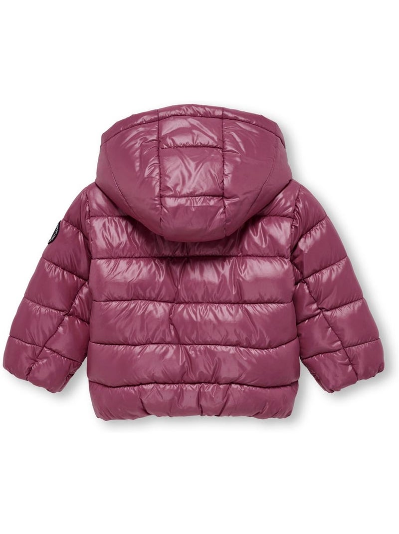 Piumino trapuntato per bambina kids only Viola prugna - Kiabi