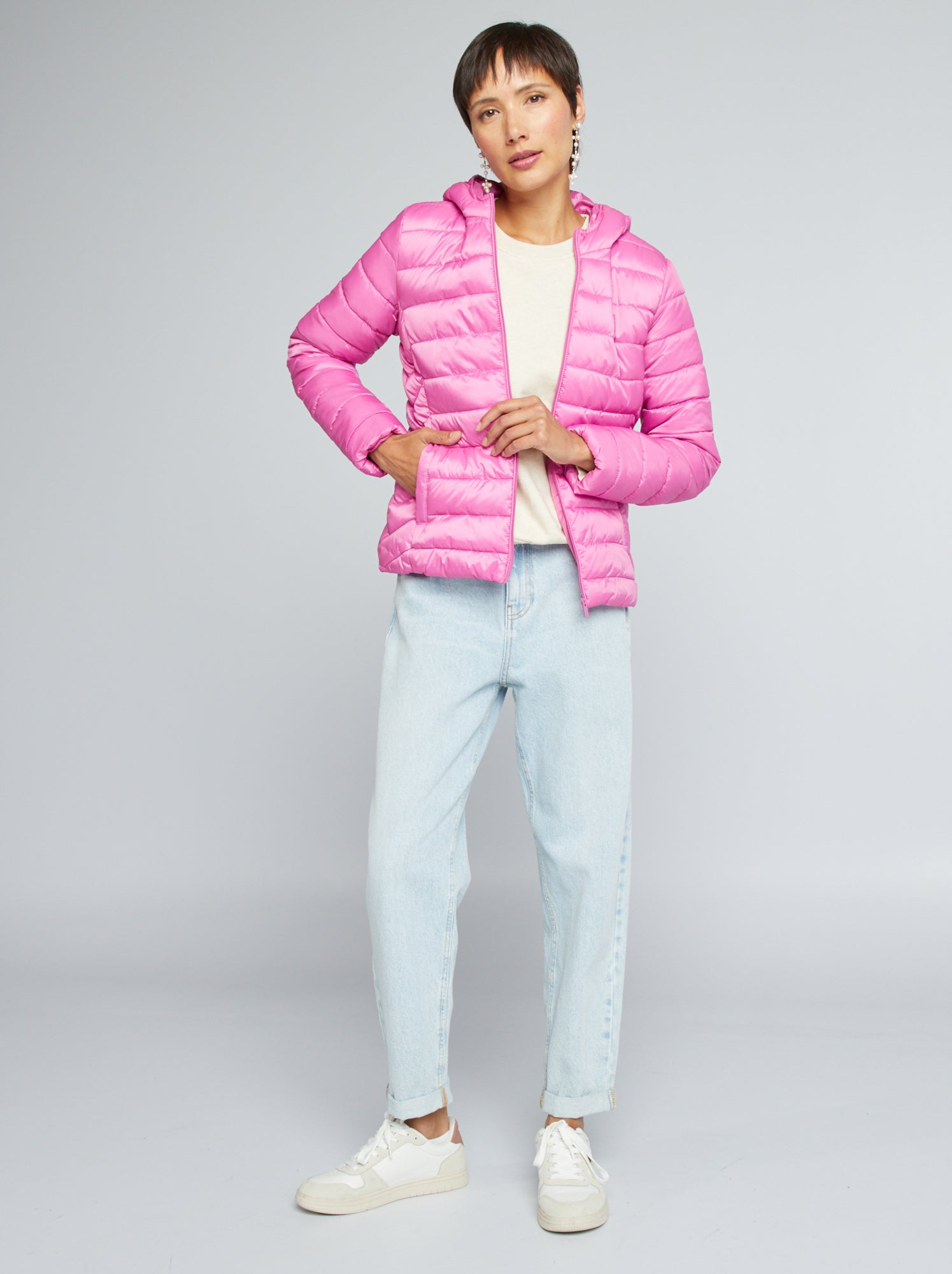 Zaino Piccolo Elias Johnny Urban In PET Riciclato - Rosa, 7,5 Litri, 2 In 1 (zaino E Tracolla), Con Scomparto Antifurto, Impermeabile