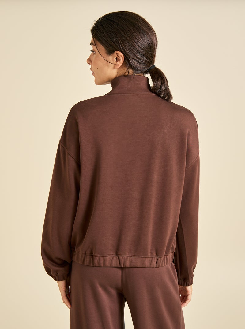 Piumino trapuntato stile camionista Marrone - Kiabi