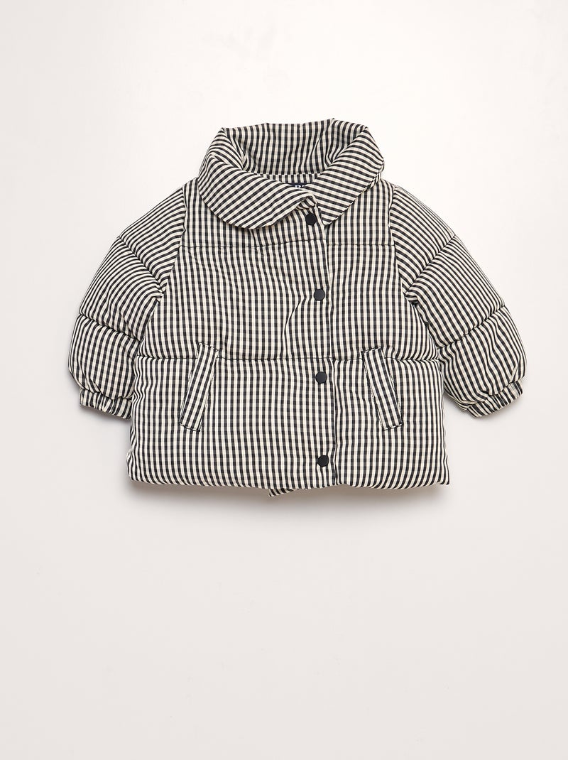 Piumino vichy BEIGE - Kiabi