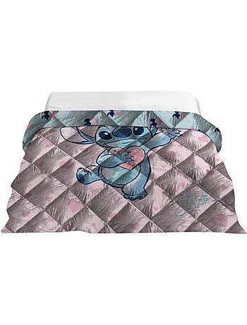 Piumone Bambino Stitch Trapuntato Stampato Reversibile per Letto 2 Posti, HEART