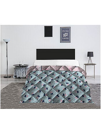 Piumone Bambino Stitch Trapuntato Stampato Reversibile per Letto 2 Posti, HEART