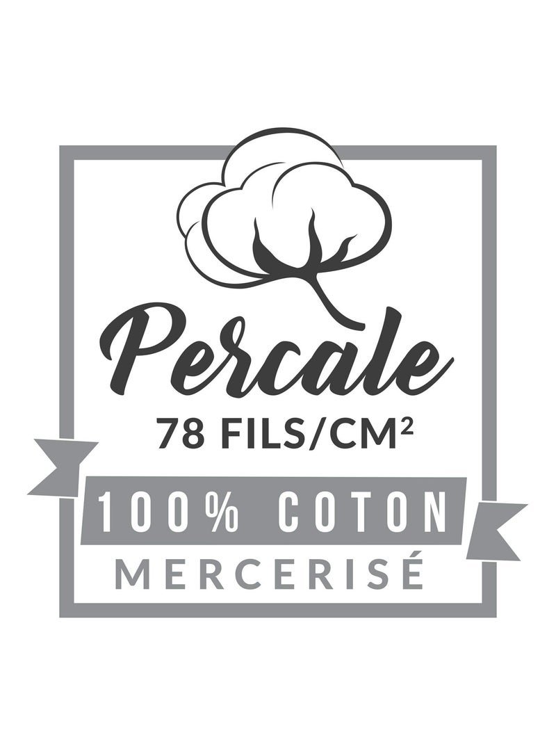 Piumone in percalle di cotone PROMO LINGE Grigio - Kiabi