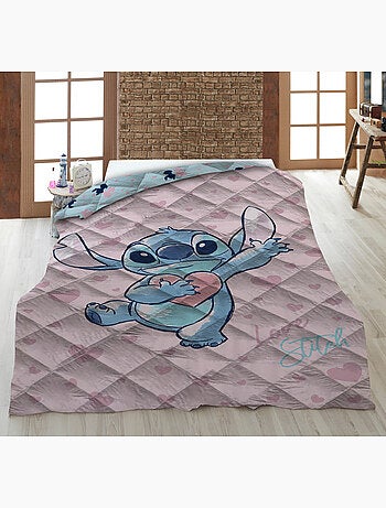 Piumone Stampato Disney Stitch 140x200cm – Imbottitura 250gr – 100% Poliestere – Licenza Ufficiale