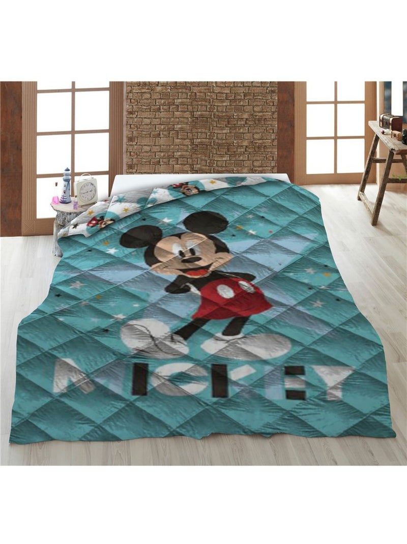 Piumone stampato per bambini - Reversibile Blu - Kiabi
