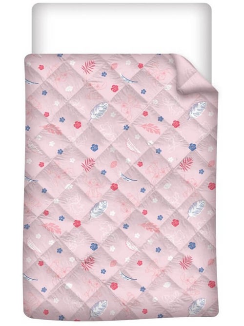 Piumone Stitch e Angel Rosa Disney per bambini, Tessuto Oeko?Tex, Reversibile, Letto singolo - Kiabi