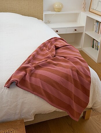 Plaid a righe in cotone - Kiabi Home
