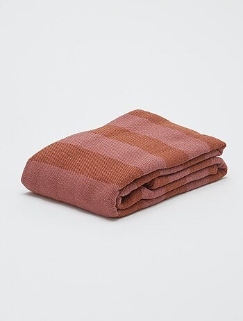 Plaid a righe in cotone - Kiabi Home