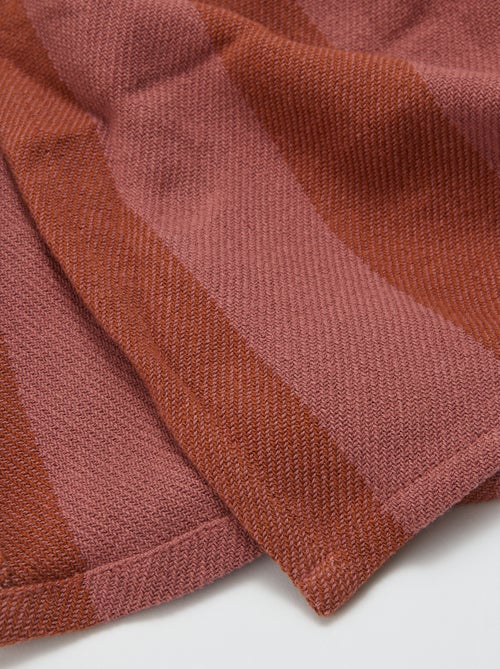 Plaid a righe in cotone - Kiabi Home - Kiabi