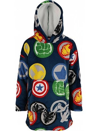 Plaid Avengers con maniche e cappuccio taglia unica da S a L, MARVEL