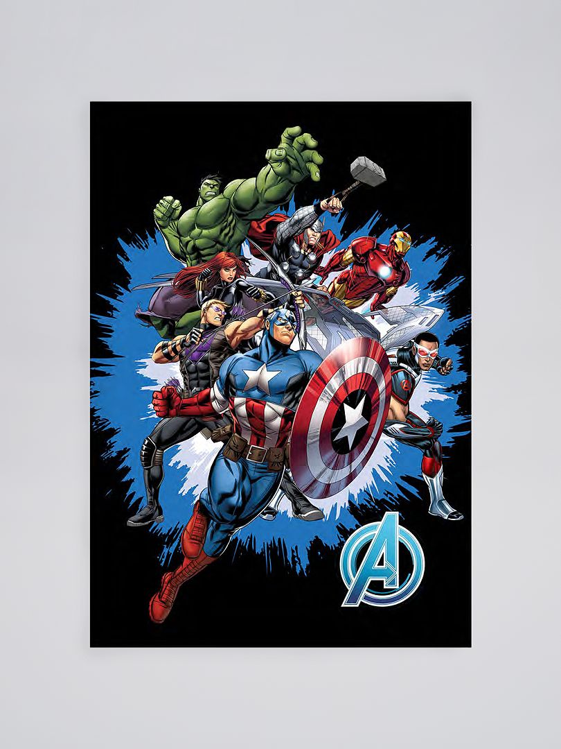 Plaid 'Avengers' nero - Kiabi