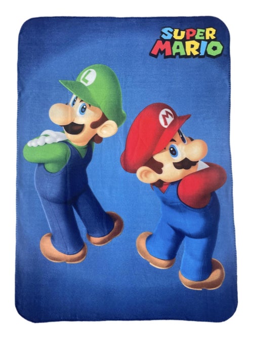 Plaid Bambino Mario e Luigi - Kiabi Plaid Bambino Mario e Luigi - Kiabi