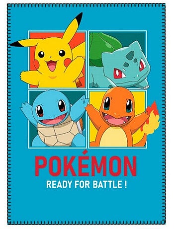 Plaid Bambino Pokémon Starters e Pikachu