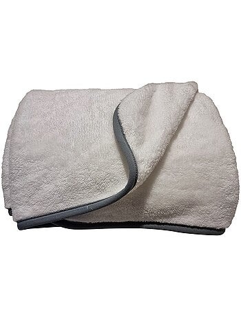 Plaid bianco tinta unita per neonato