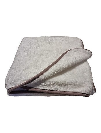 Plaid bianco tinta unita per neonato