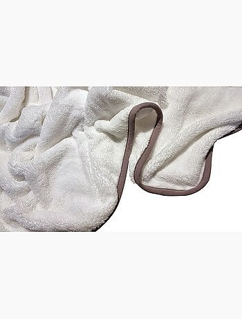 Plaid bianco tinta unita per neonato