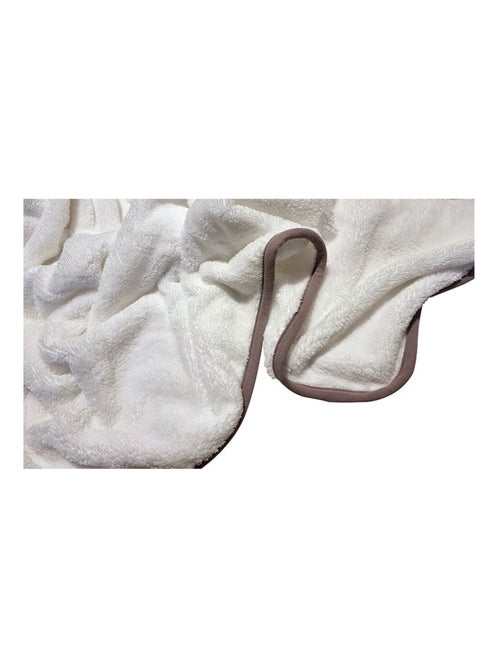 Plaid bianco tinta unita per neonato - Kiabi