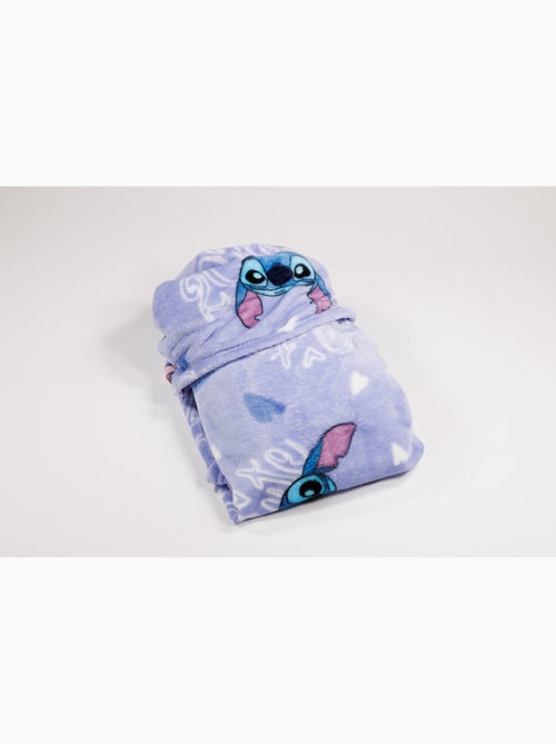 Plaid con Cappuccio Flanella Disney Stitch & Angel 2 Cute 120x150cm – All-Over Blu – 100% Poliestere - Kiabi Plaid con Cappuccio Flanella Disney Stitch & Angel 2 Cute 120x150cm – All-Over Blu – 100% Poliestere - Kiabi