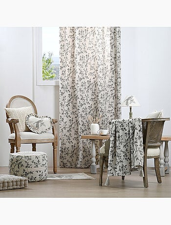Plaid floreale stampato in stile country chic