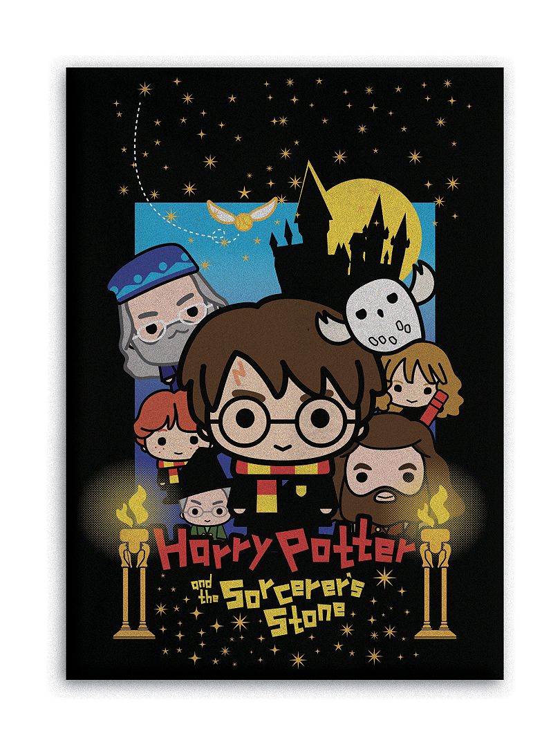 Plaid 'Harry Potter' 100 x 140 cm nero - Kiabi